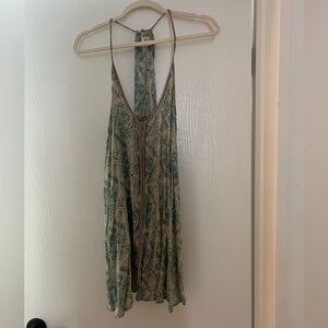 O’Neill Blue Adjustable Coverup Sundress XS